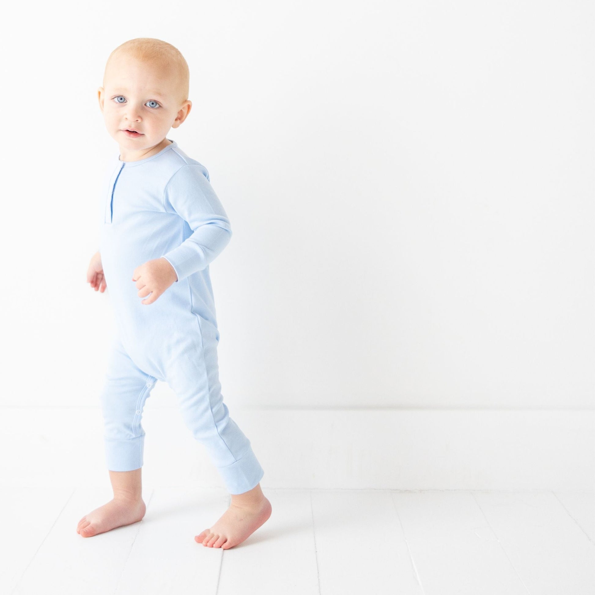 Luna & Arlo Basics Playsuit - Sky - Magnolia BabyPlaysuit