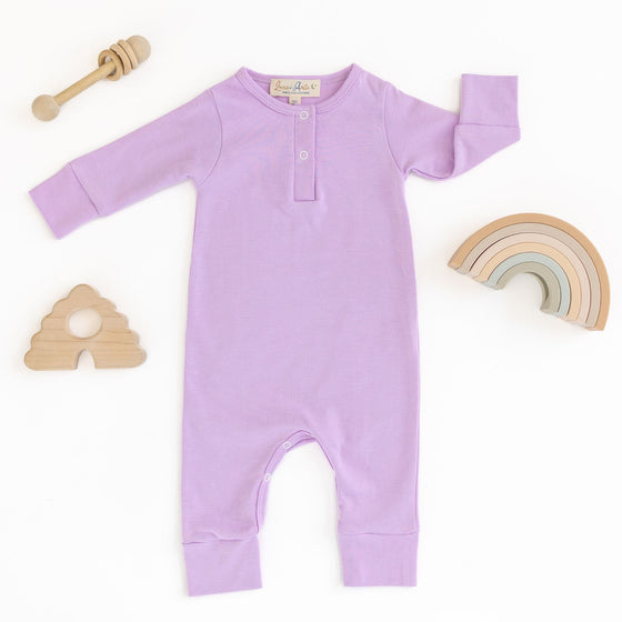 Luna & Arlo Basics Playsuit - Wisteria - Magnolia BabyPlaysuit