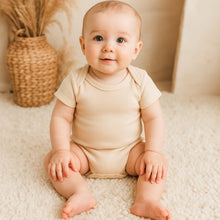  Luna & Arlo Basics Short Sleeve Bodysuit - Driftwood - Magnolia BabyBodysuit