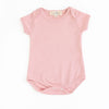 Luna & Arlo Basics Short Sleeve Bodysuit - Dusty Rose - Magnolia BabyBodysuit