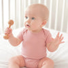 Luna & Arlo Basics Short Sleeve Bodysuit - Dusty Rose - Magnolia BabyBodysuit