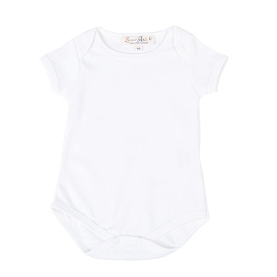 Luna & Arlo Basics Short Sleeve Bodysuit - Ivory - Magnolia BabyBodysuit