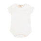 Luna & Arlo Basics Short Sleeve Bodysuit - Ivory - Magnolia BabyBodysuit