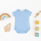 Luna & Arlo Basics Short Sleeve Bodysuit - Sky - Magnolia BabyBodysuit