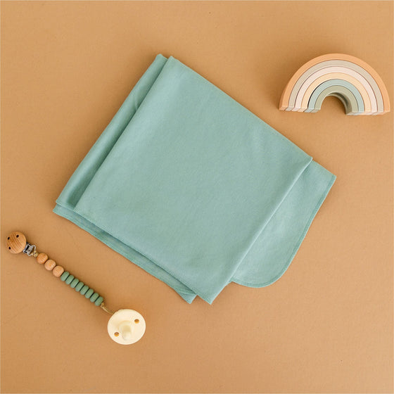 Luna & Arlo Basics Swaddle Blanket - Moss - Magnolia BabySwaddle Blanket