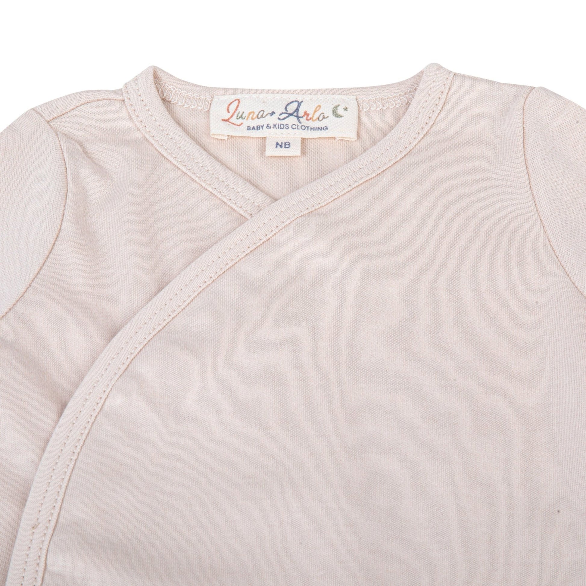 Luna & Arlo Basics X - Tee Footed Pant Set - Driftwood - Magnolia Baby2pc Pant Set