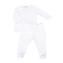  Luna & Arlo Basics X - Tee Footed Pant Set - Ivory - Magnolia Baby2pc Pant Set