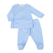  Luna & Arlo Basics X - Tee Footed Pant Set - Sky - Magnolia Baby2pc Pant Set