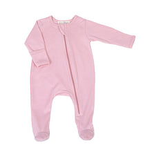  Luna & Arlo Basics Zip Footie - Dusty Rose - Magnolia BabyFootie