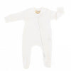 Luna & Arlo Basics Zip Footie - Ivory - Magnolia BabyFootie