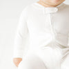 Luna & Arlo Basics Zip Footie - Ivory - Magnolia BabyFootie