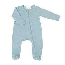  Luna & Arlo Basics Zip Footie - Moss - Magnolia BabyFootie