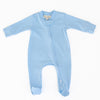 Luna & Arlo Basics Zip Footie - Sky - Magnolia BabyFootie