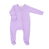 Luna & Arlo Basics Zip Footie - Wisteria - Magnolia BabyFootie