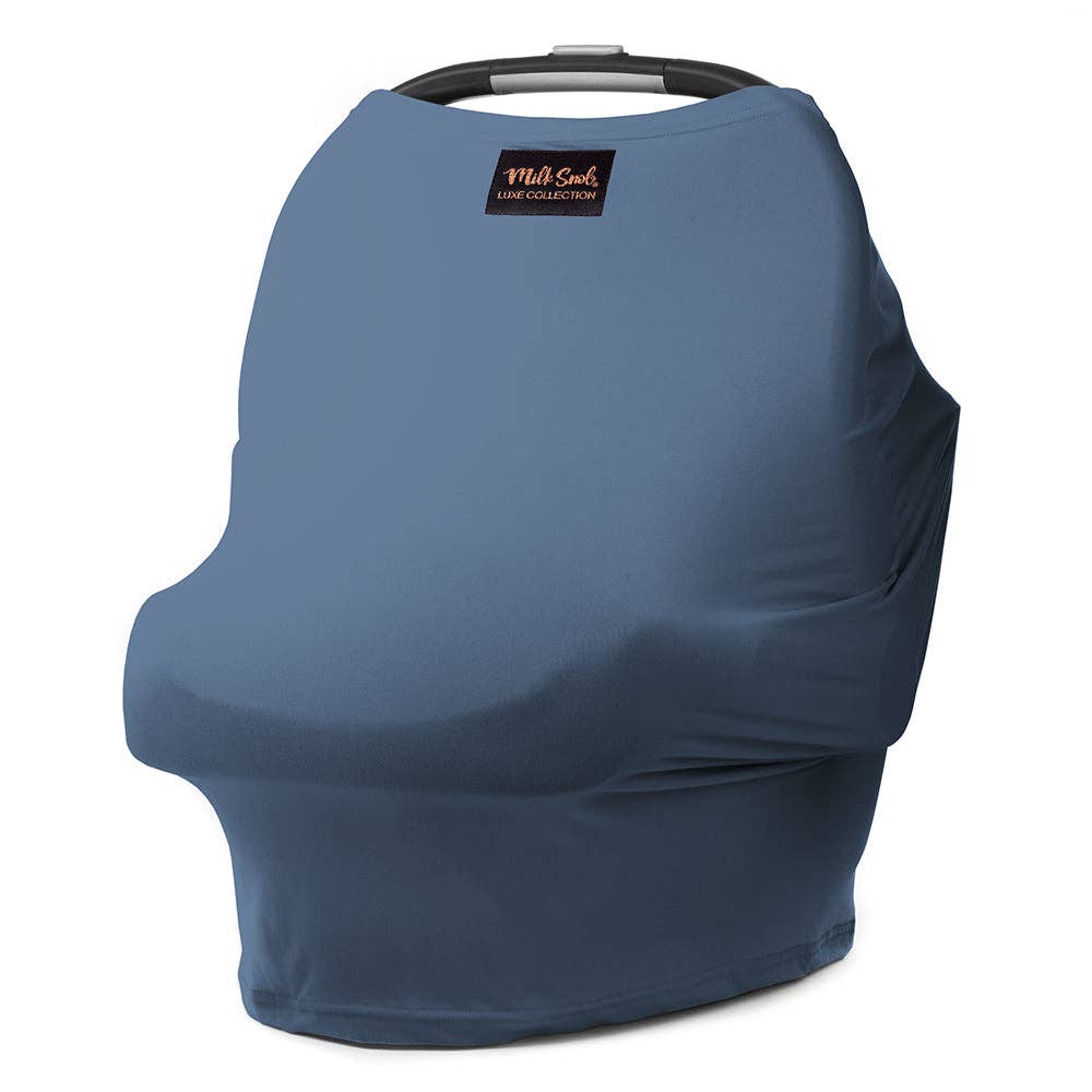Luxe Cover - Ocean Blue - Magnolia BabyCar Seat Cover