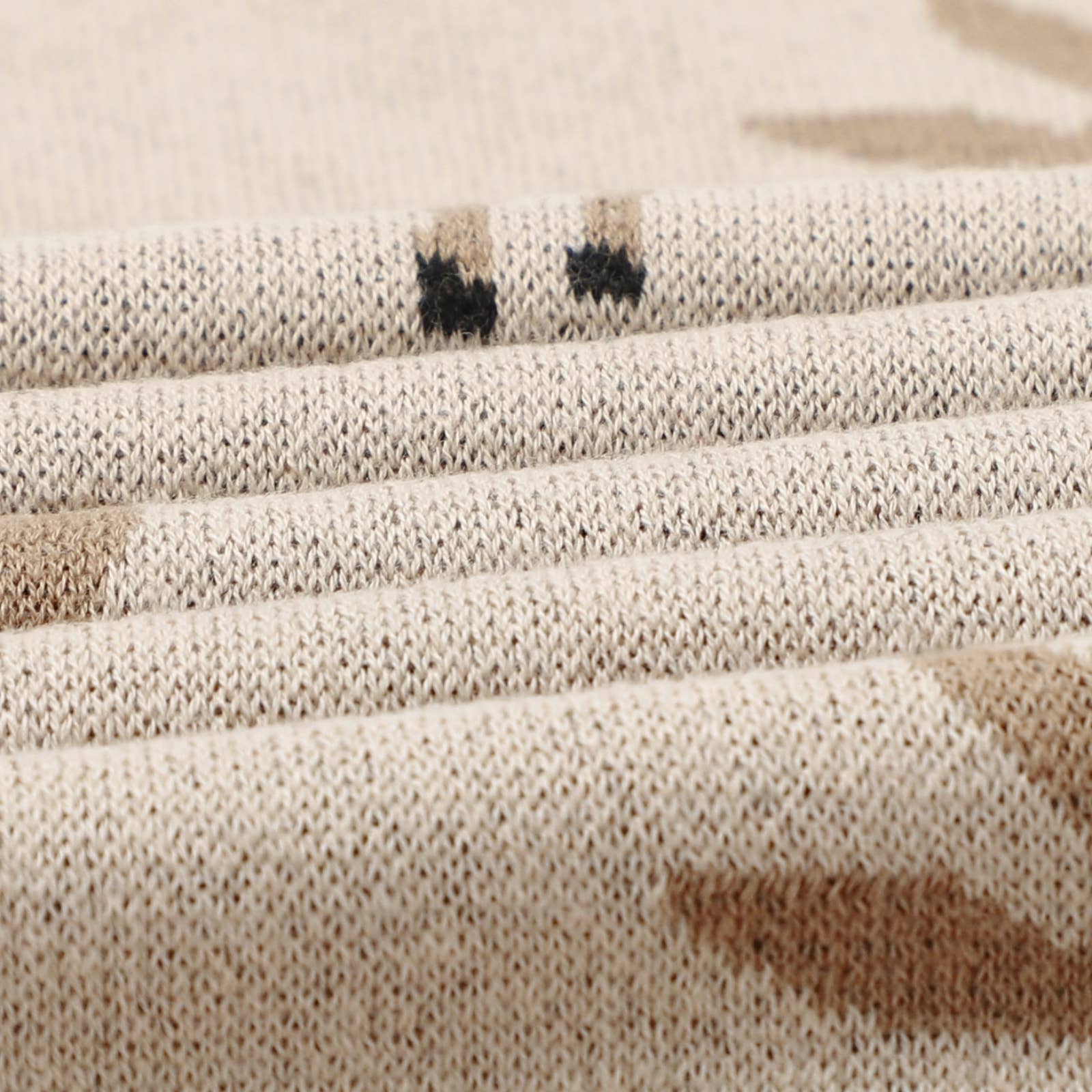 Bleu La La_Luxury Cotton Baby Blanket - Deer_4