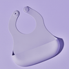 Magnetic Silicone Bib - Grape Crush - Magnolia Baby