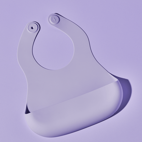 Magnetic Silicone Bib - Grape Crush - Magnolia Baby
