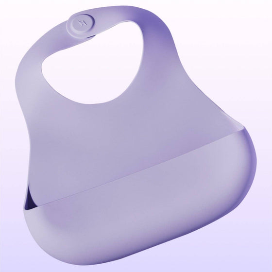 Magnetic Silicone Bib - Grape Crush - Magnolia Baby
