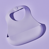 Magnetic Silicone Bib - Grape Crush - Magnolia Baby
