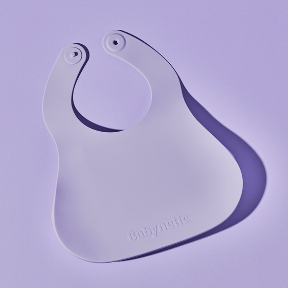 Magnetic Silicone Bib - Grape Crush - Magnolia Baby