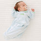 Bayou Baby Hand-Embroidered Gathered Gown - Light Blue