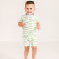 Bayou Baby Short Pajamas - Light Blue