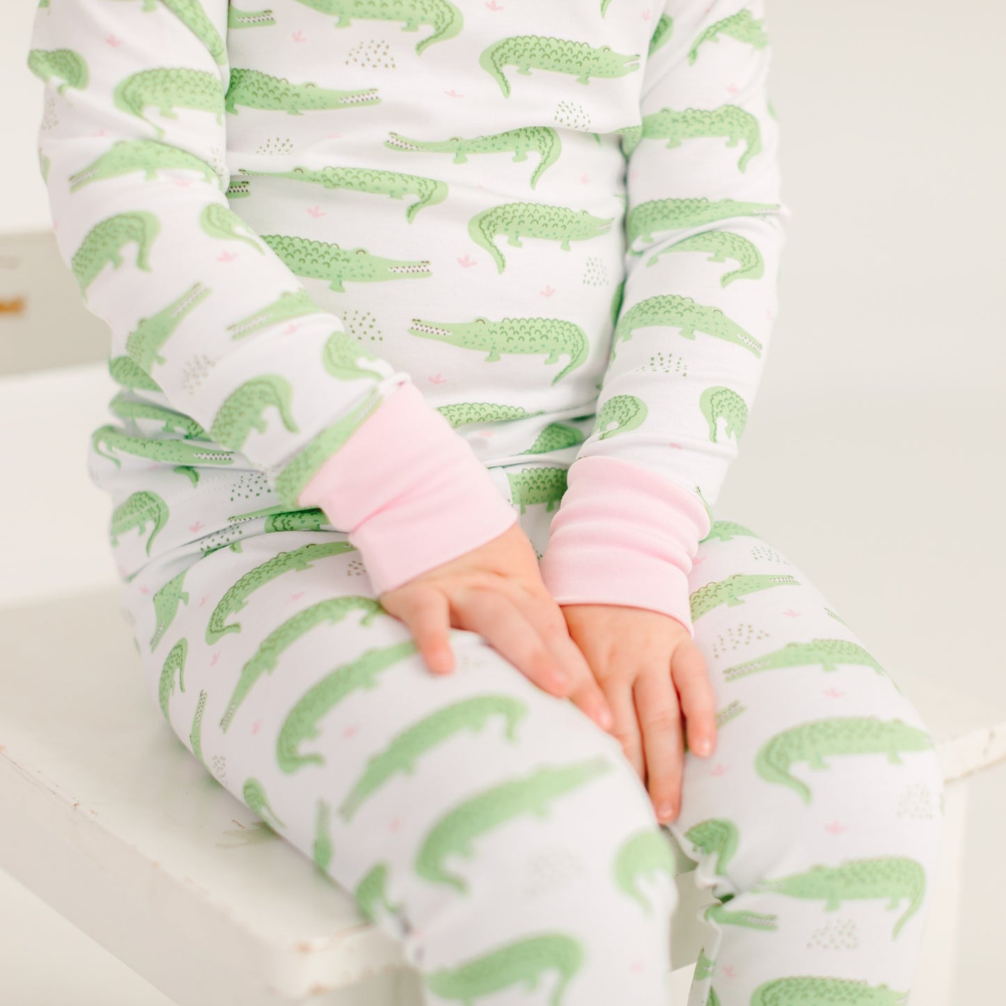 Bayou Baby Long Pajamas - Pink