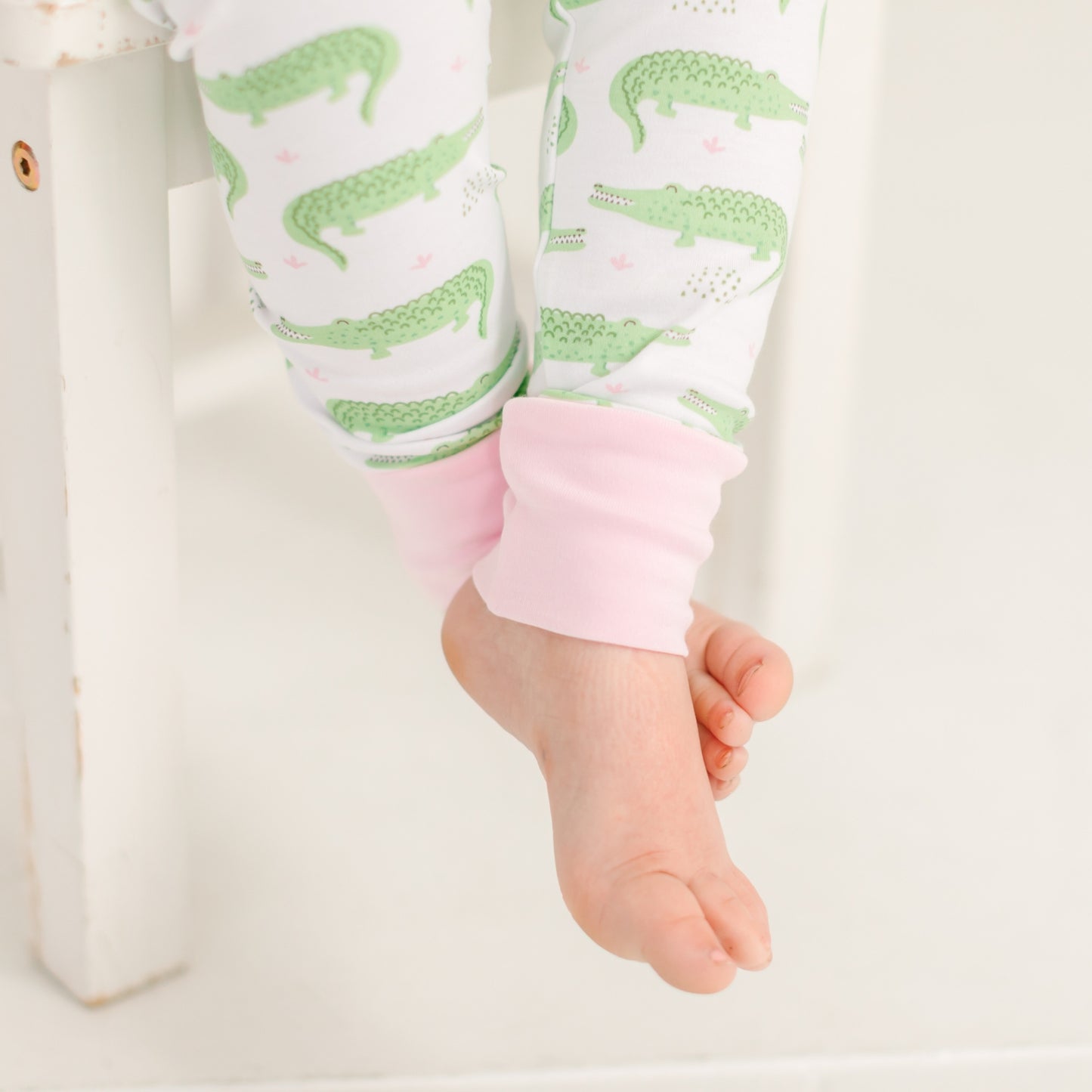 Bayou Baby Long Pajamas - Pink
