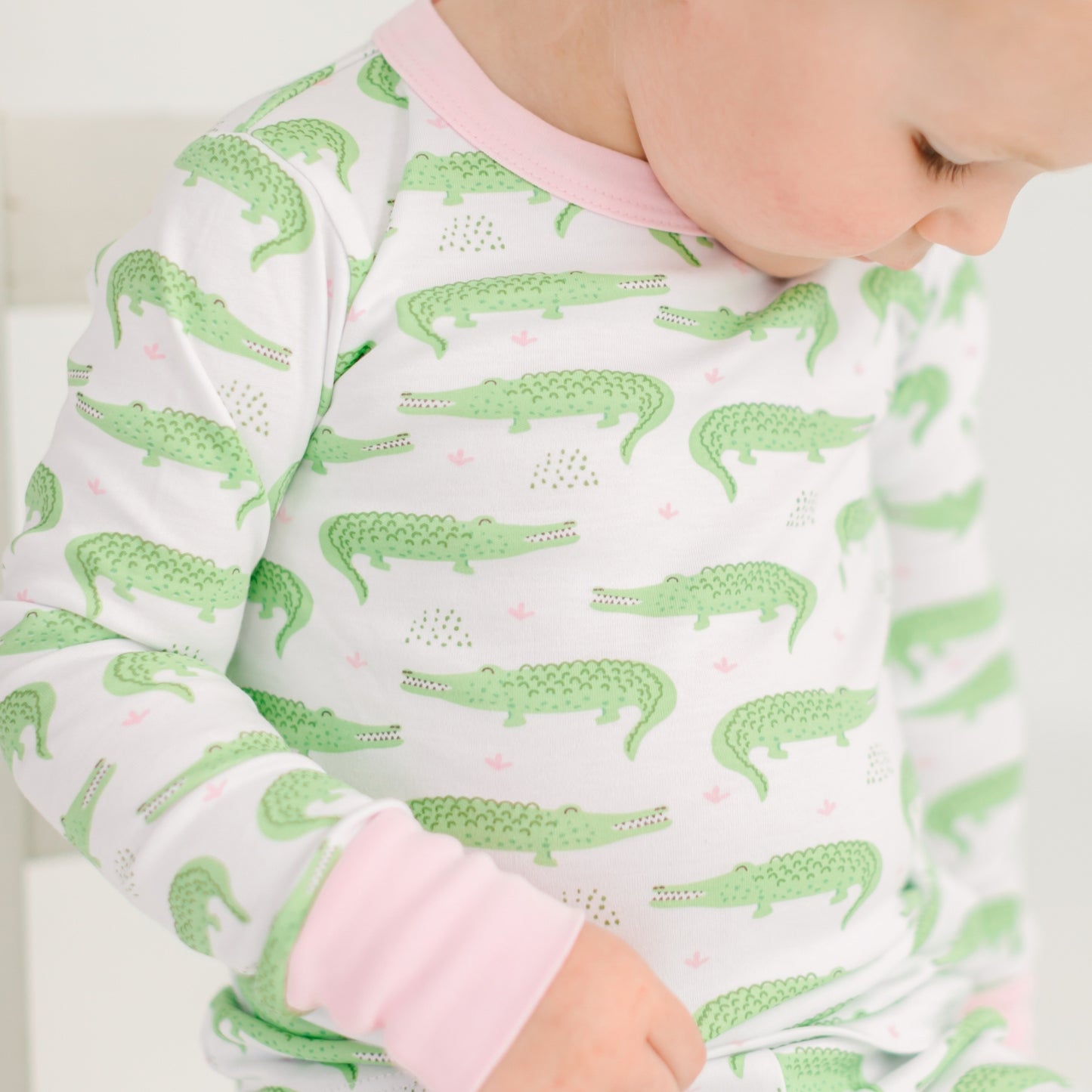 Bayou Baby Long Pajamas - Pink