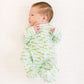 Bayou Baby Print Zip Footie - Pink