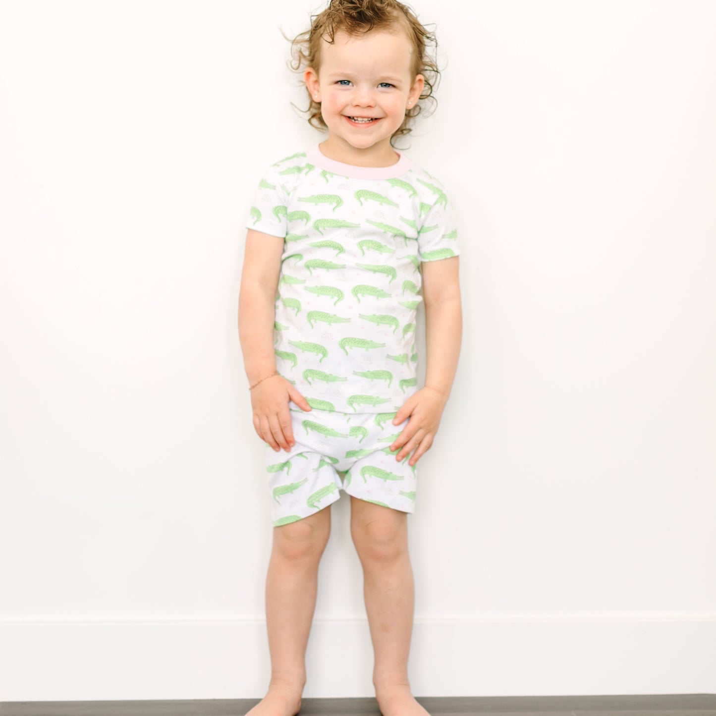 Bayou Baby Short Pajamas - Pink