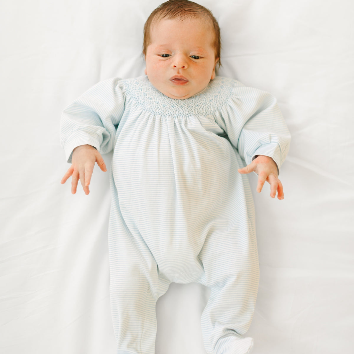 Benjamin Bishop Footie - Light Blue