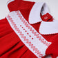 Chris Classics Smocked Short Sleeve Bubble - Red - Magnolia Baby Boy