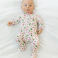 Christmas Magic Print Zip Footie