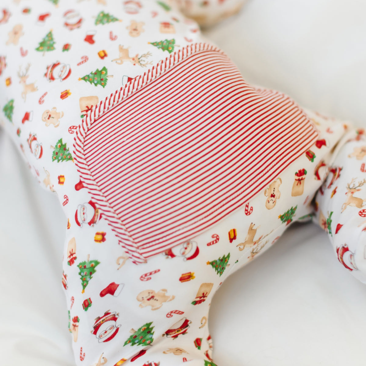 Christmas Magic Print Zip Footie