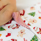 Christmas Magic Print Zip Footie