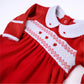 Eve Classics Smocked Footie - Red - Magnolia Baby Girl