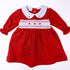 Eve Classics Infant Smocked Long Sleeve Dress - Red - Magnolia Baby Girl