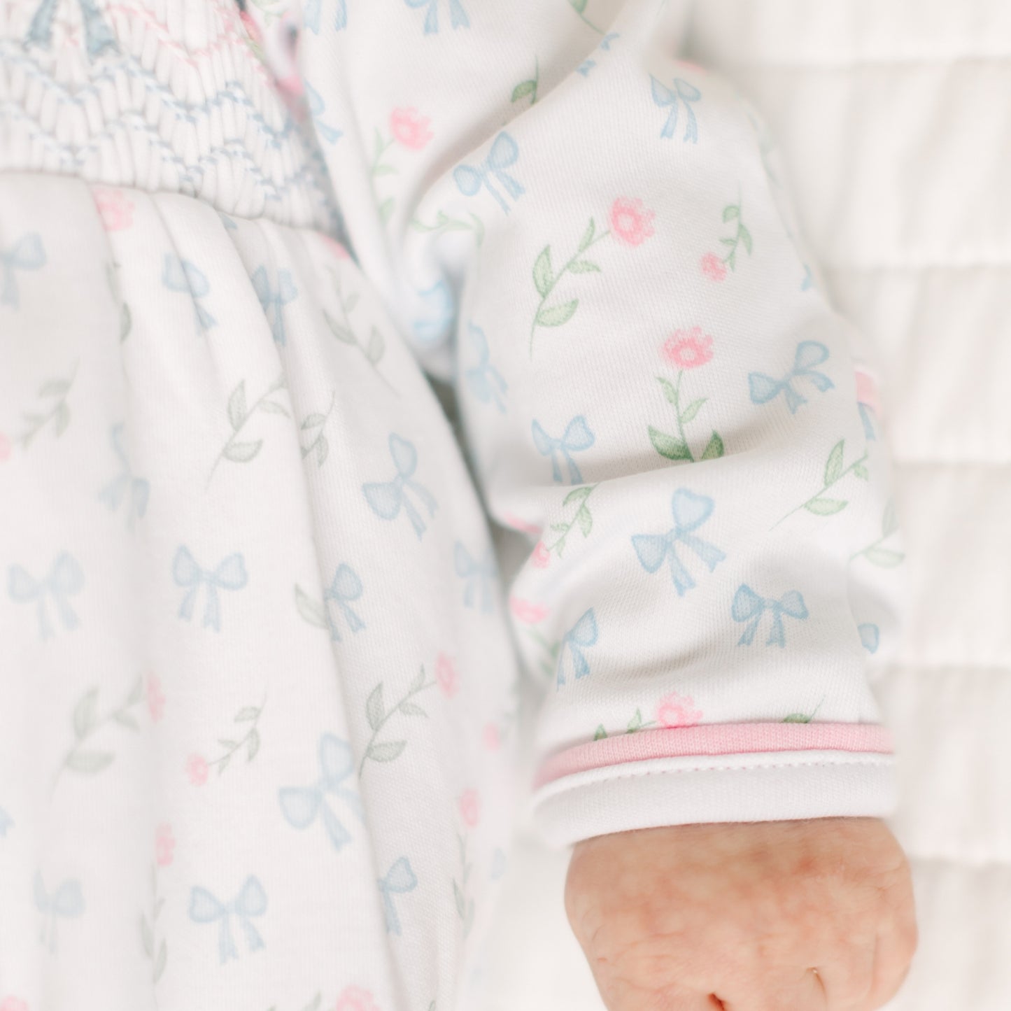 Evelyn's Classics Smocked Footie