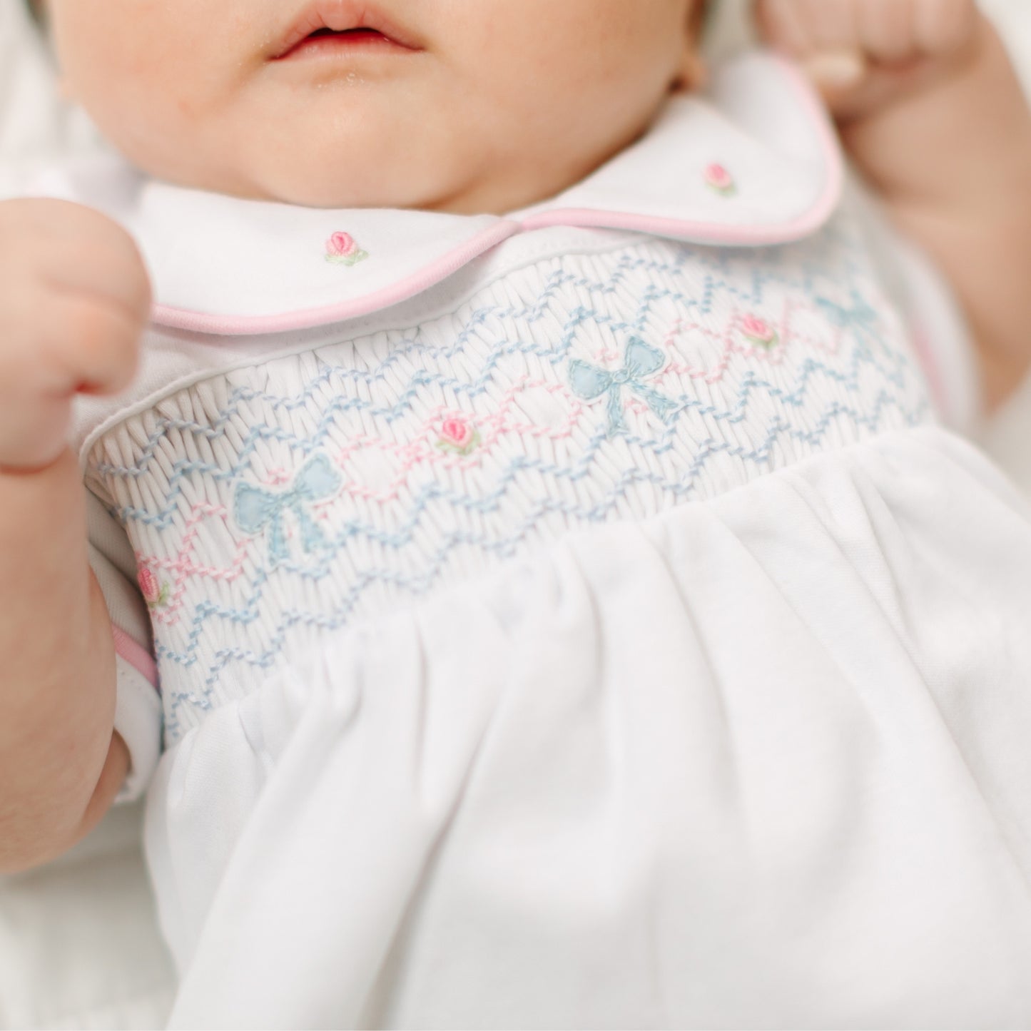 Evelyn's Classics Smocked Diaper Cover Set