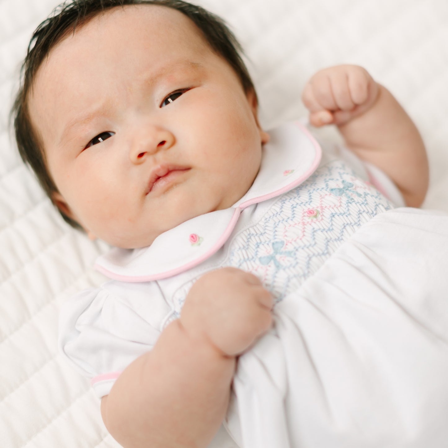 Evelyn's Classics Smocked Diaper Cover Set