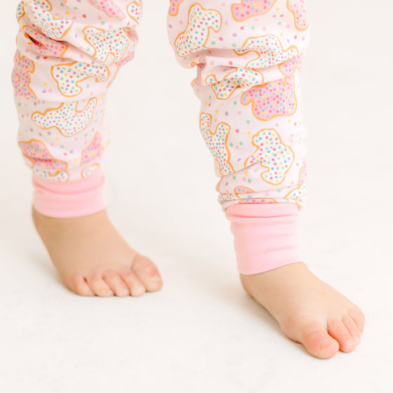 Animal Crackers Long Pajamas - Pink