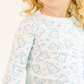 My Little Boo Long Pajamas - Light Blue