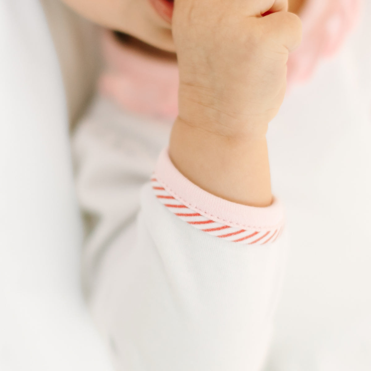 Jolly Ribbons Hand-Embroidered Long Sleeve Ruffle Bubble
