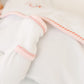 Jolly Ribbons Hand-Embroidered Ruffle Footie