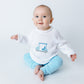 Little Golfer Rollneck Sweater - Light Blue