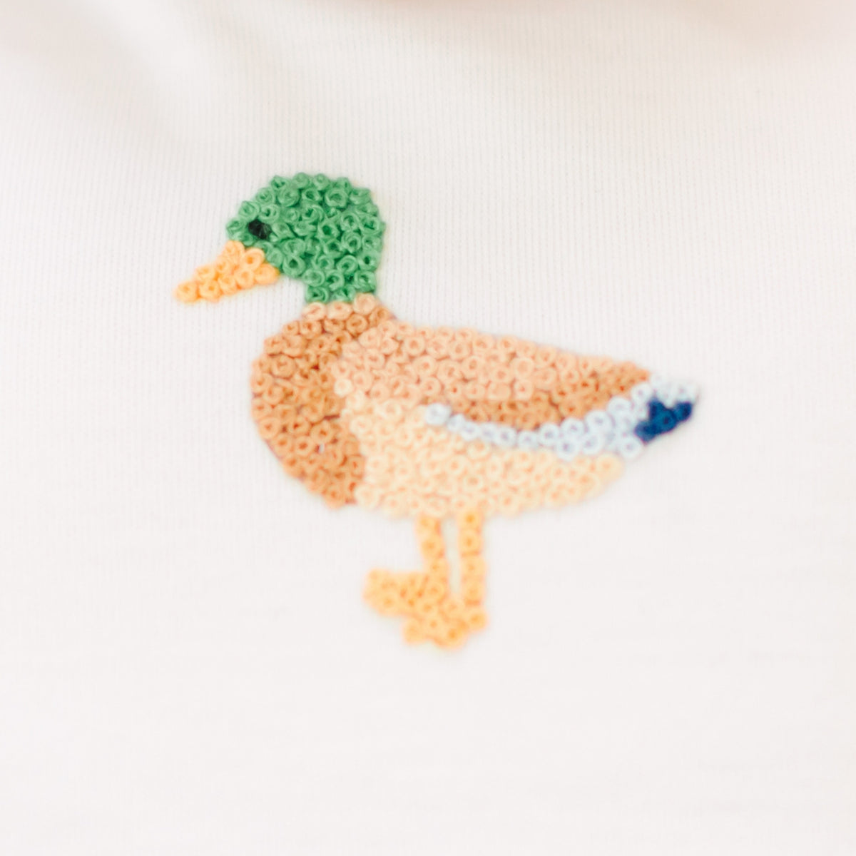 Mallard Moments Hand-Embroidered Boy Bubble