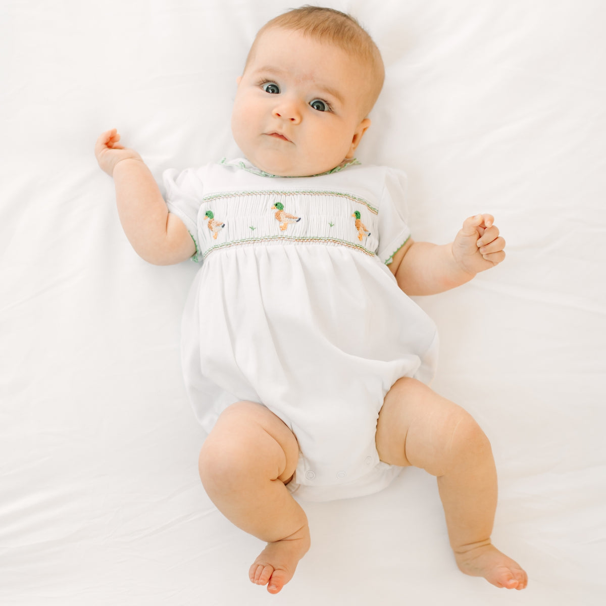Mallard Moments Smocked Girl Bubble
