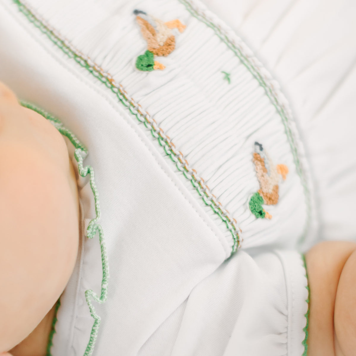 Mallard Moments Smocked Girl Bubble